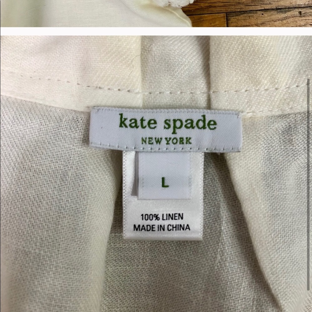 Kate Spade Linen Top - Picture 3 of 3